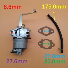 Carburetor Carb Compatible with Yamaha Gasoline Engine MZ360 EZ-MZ360-00CM Without Carb Solenoid D277