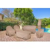 ULTCOVER Waterproof Patio Adirondack Chair Cover 2 Pack for Outdoor