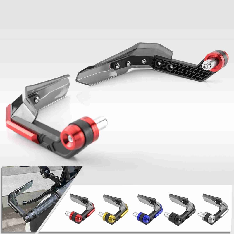Motorcycle Handguards, Anodized Motorbike Handguards Wind Protector Universal for 7/8''