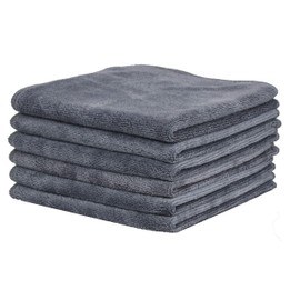 BloomSesame Microfiber Cloth, All-Purpose Cleaning Cloth, Kitchen Dish Towel, 11.8 x 11.8 inches (30 x 30 cm), Pack of 6