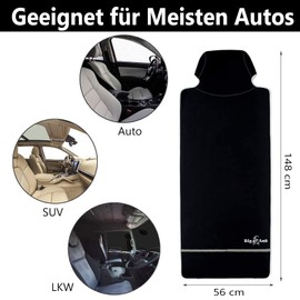 Big Ant Auto Sitzbezüge, Wasserdicht Neoprene Auto Vordersitz Sitzauflage Universal Sitzschoner Auto Sitzbezug Passt für Alle Autositze, Hund, Athleten Training (1 Stück)