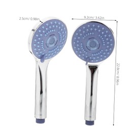 Operitacx Hand Dusche Druck Duschkopf Ersatz Fluss Wasser Düsen Regendusche Tragbar Duschen Sparer Duschscheibe Sprühen Badezimmer-gadgets Austausch Des Handbrausekopfes Duschstab Abs Silber