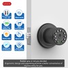 iulock Keypad & Key Smart Door Lock, 50 User Codes,