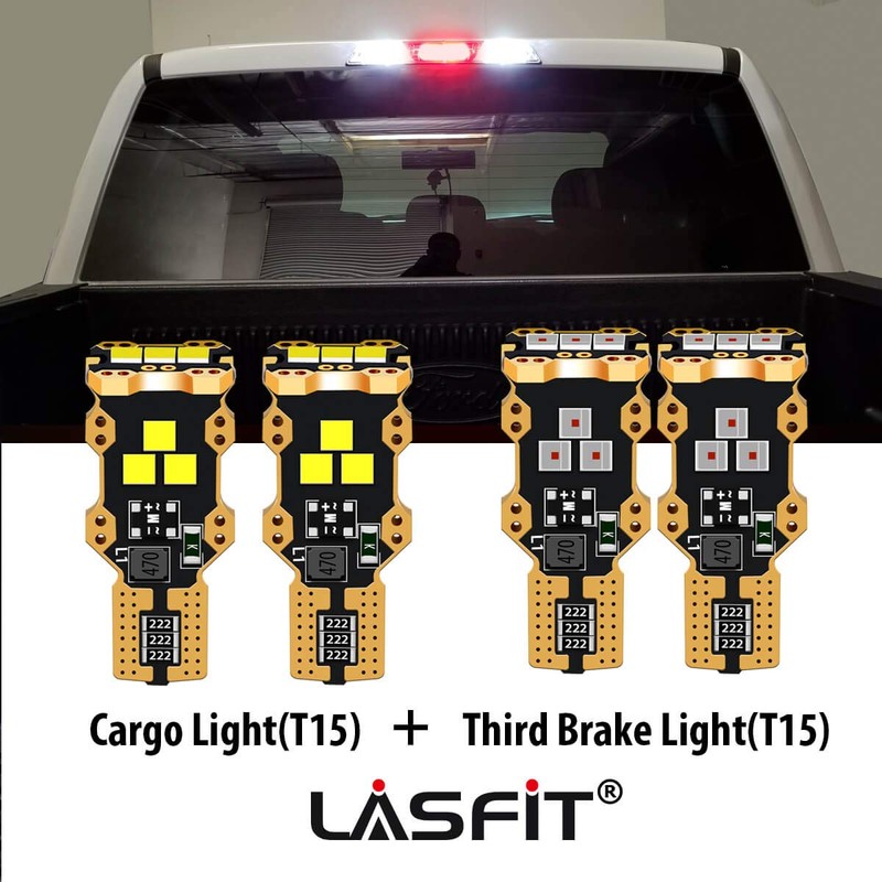 LASFIT 921 912 LED Bulbs Backup Reverse Light Cargo Light