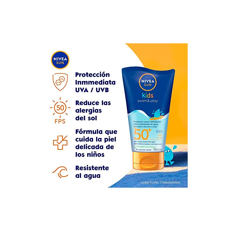 Protector Solar Corporal NIVEA SUN Kids Protect & Care FPS