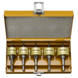 HiKOKI(ハイコーキ) High-Speed Hole Saw for Impact Driver Equipment Construction Set B (φ25, φ28, φ30, φ32, φ35 × 1 each) 0032-0100