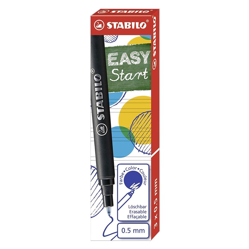 Ballpoint - STABILO SMARTball 2.0 - Right Handed - Black/Orange