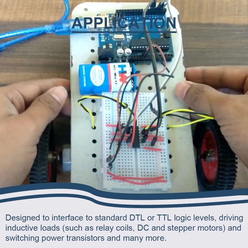 DAOKAI 10pcs L293D Stepper Motor Driver Controller DIP16 4 Channel