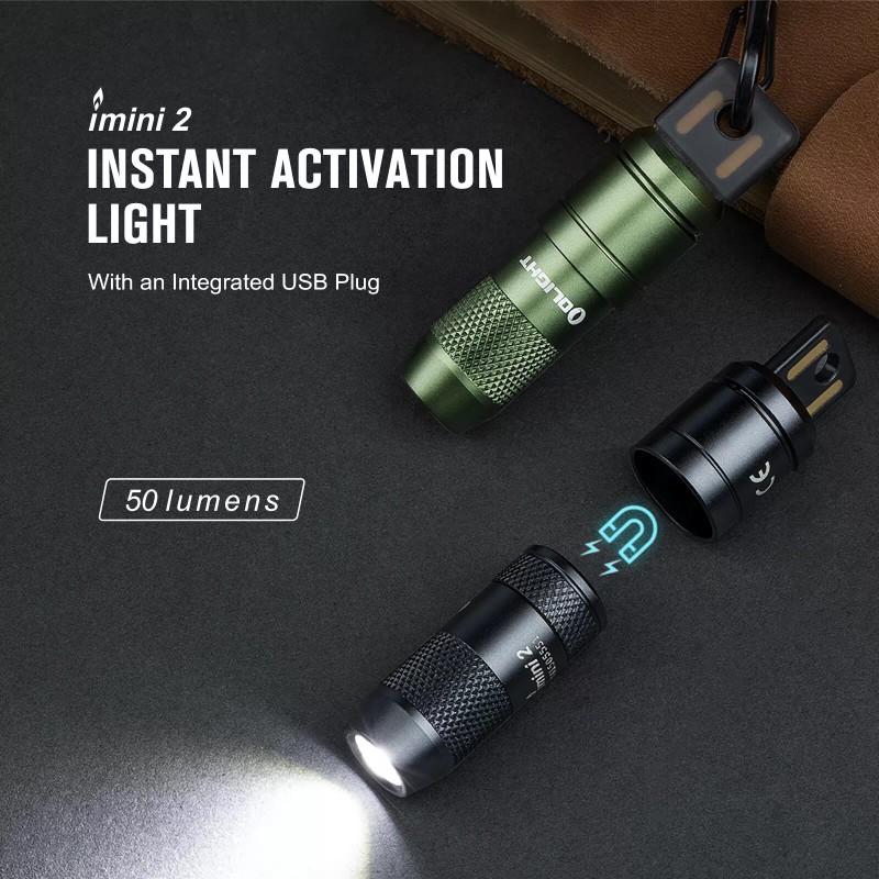Olight imini 2 50 Lumens Tiny Keychain EDC Flashlight Small
