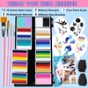 Drawdart Professional Face Painting Kit for Kids Adults, Split Cake