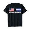 American + Honduran = Awesome USA and Honduras Flags T-Shirt