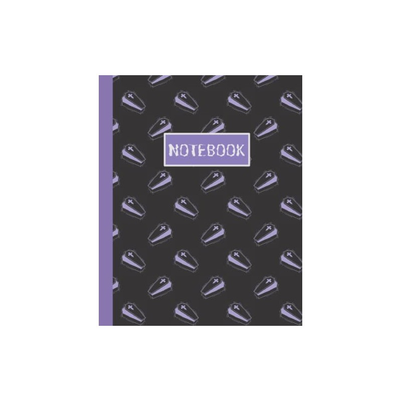 Purple coffin. Notebook