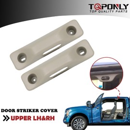TQPONLY Headliner Roof Trim Upper (Tan) Compatible with 2004-2008 Ford F150 Lincoln Mark LT