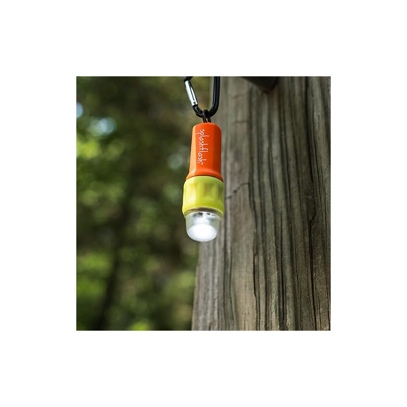 UST SplashFlash Waterproof LED Flashlight, Orange, One Size