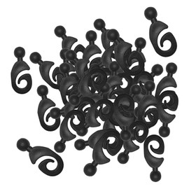 Dickly 50pcs Hooks for Gazebo Curtains,Curtain Track Hooks,Accessories,Outdoor,Hotel,Multipurpose Use