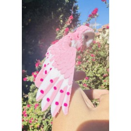 3D Printed 1 Pack Barn owl lifelike (Pink) Animals Articulated Collectable Gift
