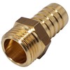 SKIR'CO (1 Piece) Male Thread Barbed Brass Fitting 1/2 Inch