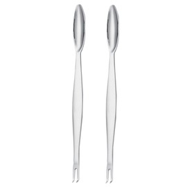 Mikinona Crab Leg Tools Set of 2 Stainless Steel Forks Multipurpose Seafood Tools Perfect Present for Seafood Enthusiasts