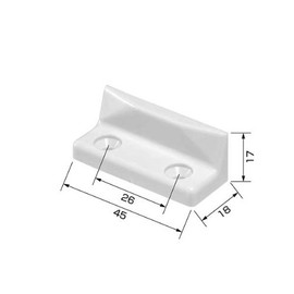High Logic FNMS022 Cam Latch Handle Holder, Silver T47