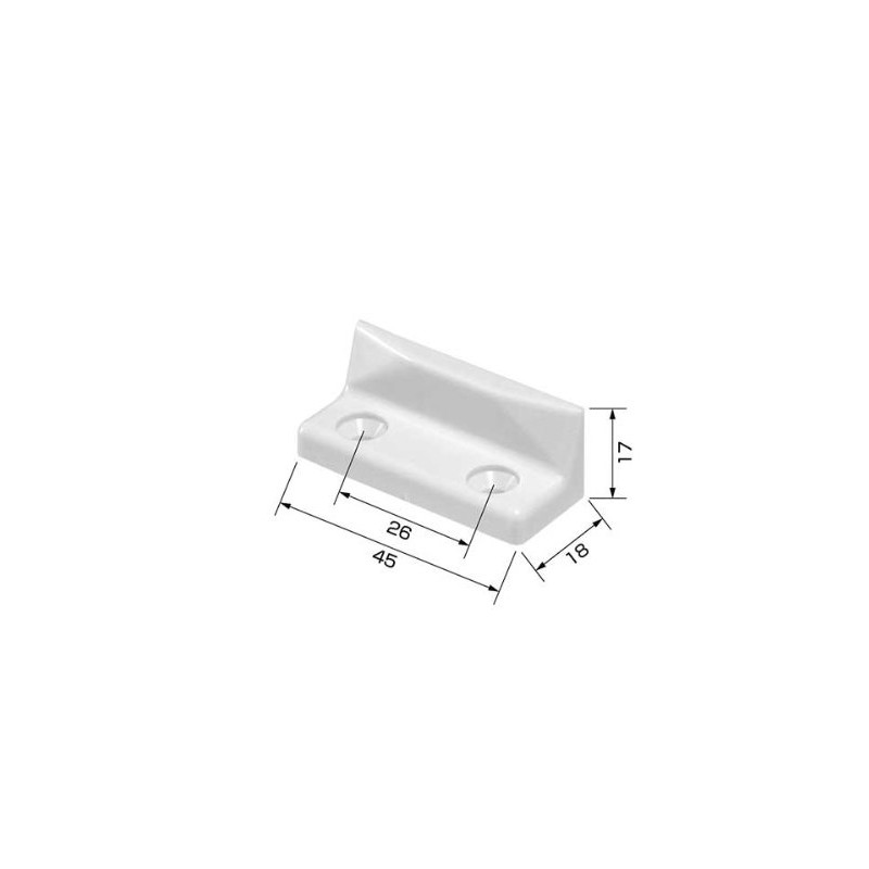 High Logic FNMS022 Cam Latch Handle Holder, Silver T47