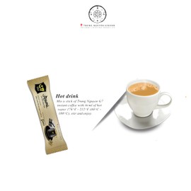 TRUNG NGUYEN G7 Gold Rumi Instant Coffee Single Served Sticks for Energy Boost (8.9oz - Box of 14 Sticks)