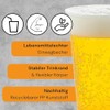 50 Stück Trinkbecher | Eichstrich 0,4l | Bierbecher Plastikbecher Einwegbecher