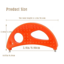 Crescent Tool Compatible for Jack Lalanne Power Juicer CL003AP E1188 E1189 MT1000 Juicer Replacement Parts (Orange)