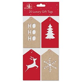 Festive Wonderland (7100) Luxury Kraft Style Gift Tags - Pack of 20