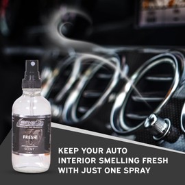 Lane's Premium Car Air Fresheners - Fresh Scent Water Based - 4oz Eliminate Bad Odors of Pet & Food From Car Interior Leather, Carpet, Upholstery Great For Cars, Trucks, SUVs, RVs & More