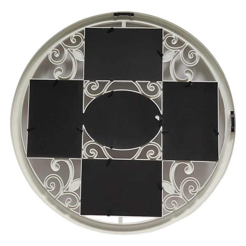 MKUN 2Pack of 4x6 Wall Photo Collage Frames - Round