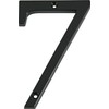 Distinctions 843147 Black Flush-Mount 4-Inch House Number 7