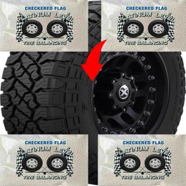 Checkered Flag Tire Balance Beads 6oz Bags Set of 4, Balancing Beads for use in Semi, Truck, Off Road Vehicles, Trailer Wheels