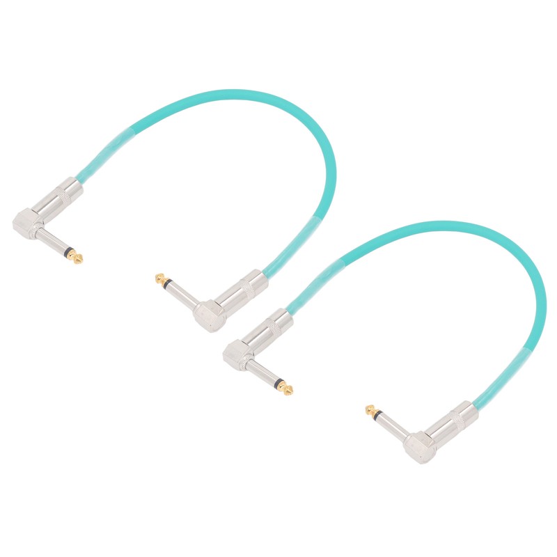 2PCS 12 Inch Guitar Jumper 1/4 Inch Plug Guitar Effect