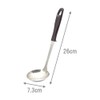 Takagi TAKAGI Stainless Steel Ladle, Medium, Dark Brown, Total Length