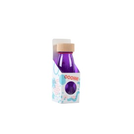 PETIT BOUM Float Sensory Bottle in Lilac, A Microcosm in Every Bottle Discover, Listen and Learn Sensory Stimulation Sensory Bottles for Children