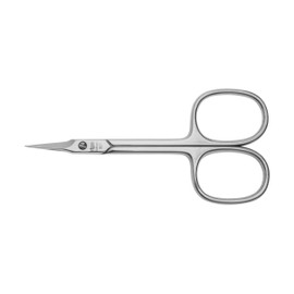 nippes Solingen, Cuticle Scissors Nickel-Plated Steel 9 cm Cuticle Scissors Extra Fine Tower Tip Remove Excess Cuticle Scissors for Nail Care, Silver, 1 Piece