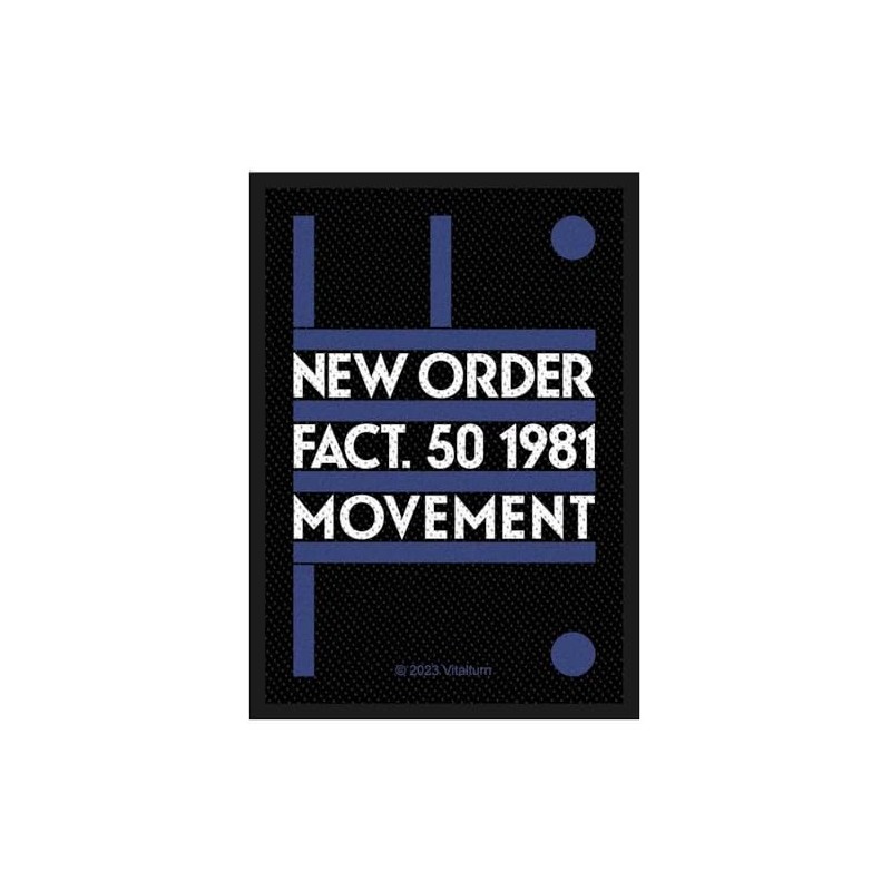 NEW ORDER Patch # 1 FACT. 50 1981 MOVEMENT 10