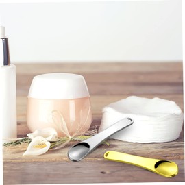 Baluue 8 Pcs Mini Mask Spoon Cream Makeup Face Tools Makeup Tools Makeup Applicator Facial Spatula Cream Spatula Skincare Skin Care Tools Skincare Tool Skin Care Kit Skincare Spoon Metal