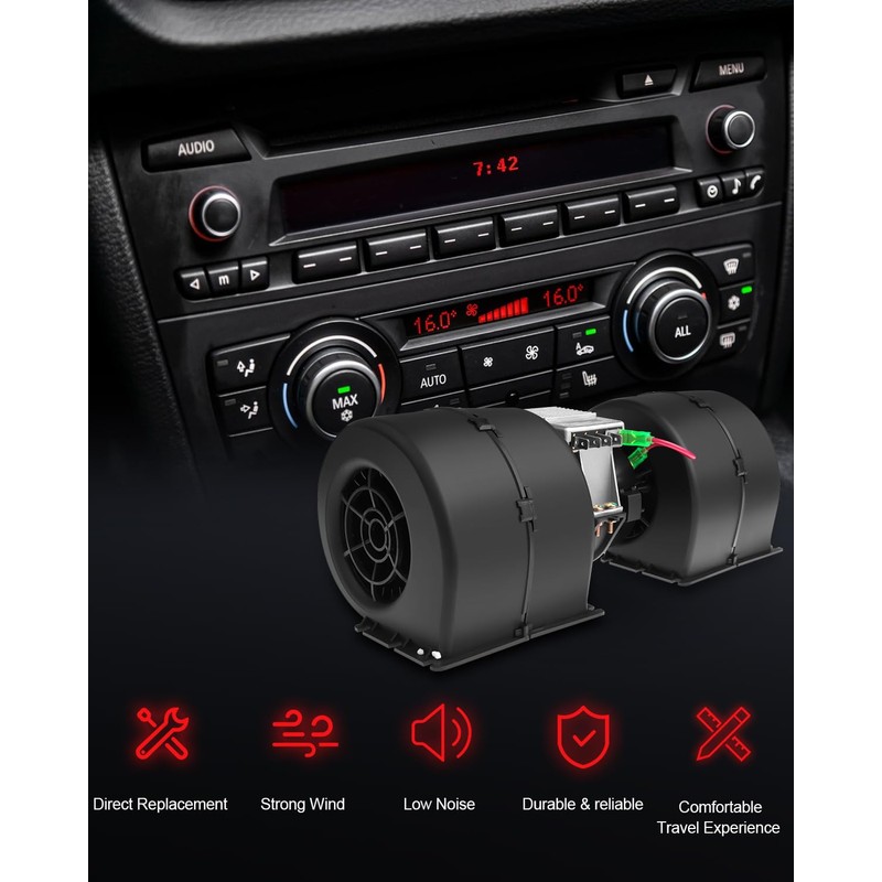 AC Heater Blower Motor Fan for 008-A45-02 (12V)