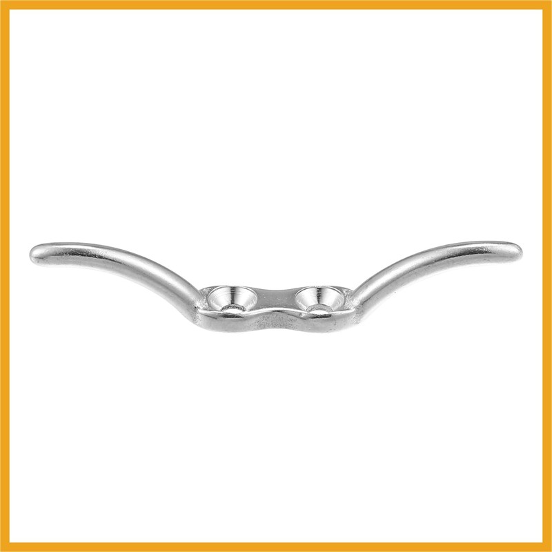 Partuto 10Pcs 2-1/2 Inch Stainless Steel Flagpole Cleat Hook Universal