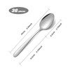 Funnydin Tea Spoon Set, 36 Pieces, 15 cm, Dishwasher Safe,