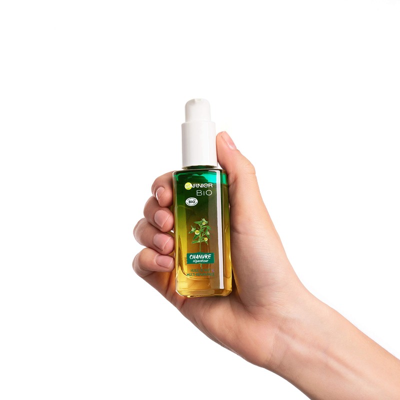 Garnier Bio - Huile de Nuit Multi-Réparatrice Visage - Au