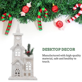 LABRIMP LED Christmas Village House Ornament Christmas Indoor Decorations for Party Showcase and Table Decor
