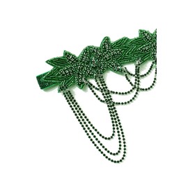 BABEYOND 1920s Flapper Headpiece Roaring 20s Headband Great Gatsby Headband Chain for Women Vintage Hair Accessory