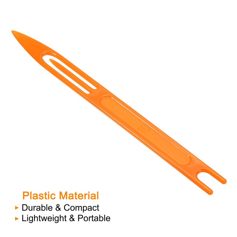 PATIKIL Netting Needle Shuttles 10#, 2 Pack Plastic Fishing Net
