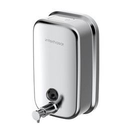 interhasa! Hand Soap Dispenser Wall Mounted Touchless Stainless Steel Liquid Dispenser For Kitchen Sink and Bathroom 500 ml