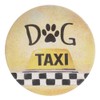 Ganz Dog Taxi Car Coaster, 3-inch Diameter, Dolomite