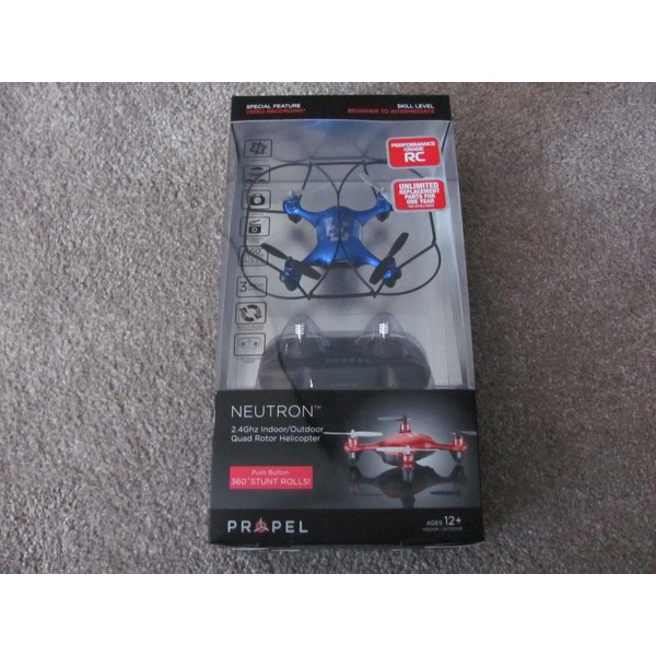 Propel RC Neutron 2.4GHz Indoor/Outdoor Quad Rotor Helicopter w/HD Camera