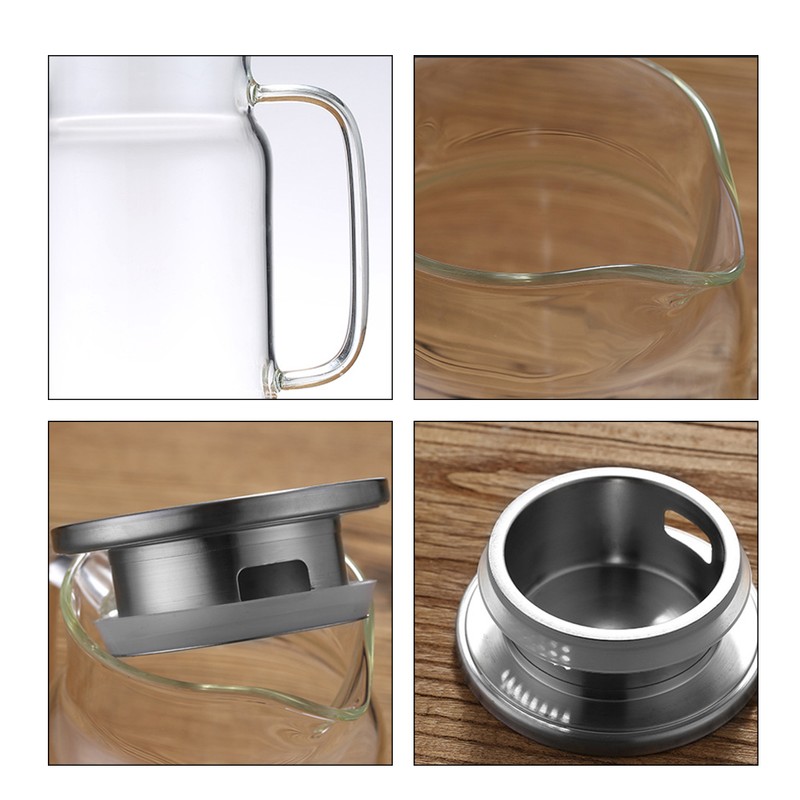 Teapot Glass Tea Maker Large Capacity Heat Resistant Juice Bottles