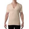 Men's Sweatproof Undershirt | Cotton Deep V Neck T-Shirt with